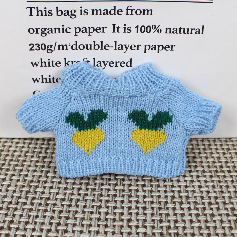 Teddy Bear muñeca reemplazo suéter 20cm ropa de bebé al por mayor Teddy Bear jefe perro muñeca de algodón juguetes accesorios de ropa