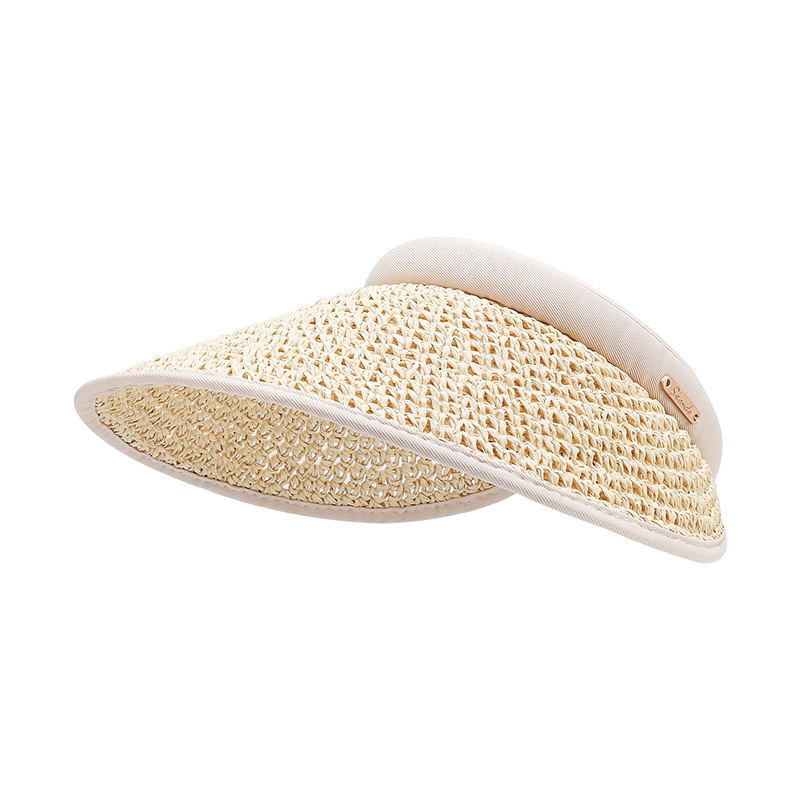 Damen Strohhut Mit Breiter Krempe Uv-schutz Für Den Sommer_voghion.com