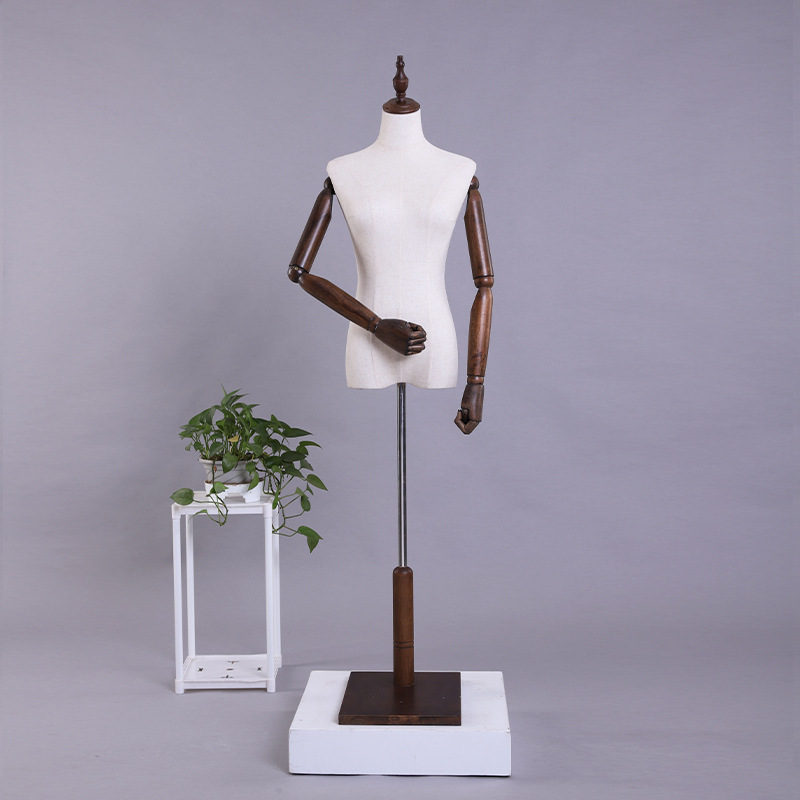 Estilo coreano tienda de ropa modelo apoyos ventana femenina soporte de exhibición mesa de maniquí modelo de ropa de mujer estante antiguo modelo de vestido de boda