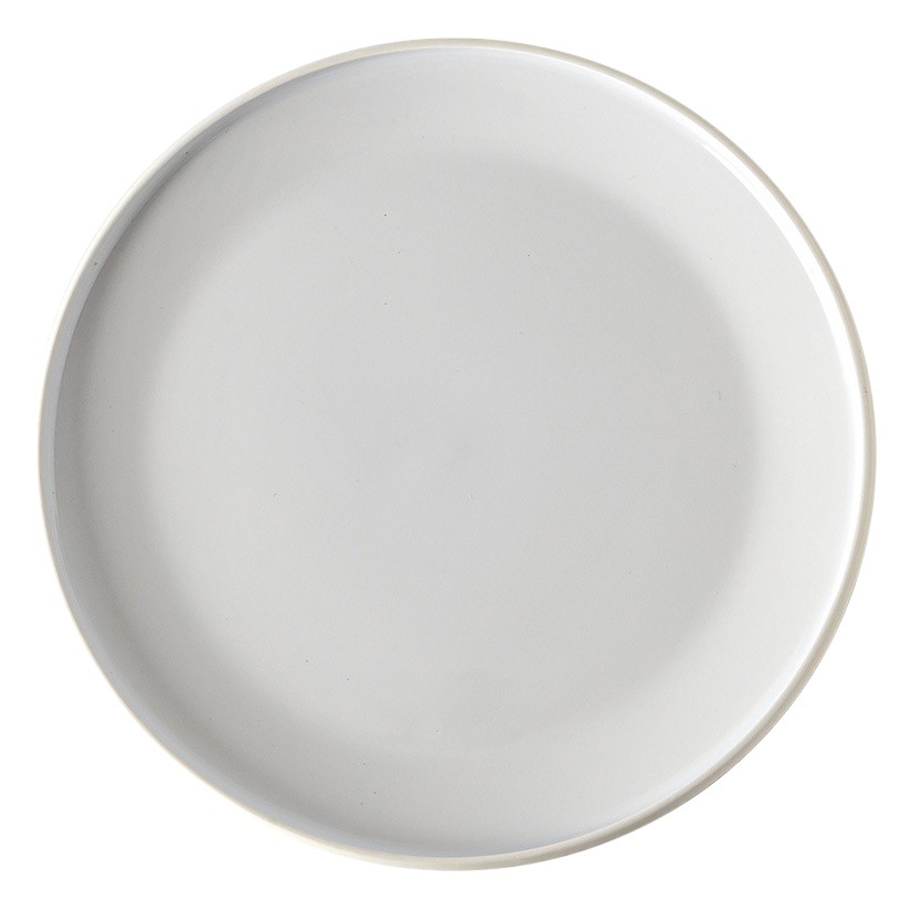 Plato plano de cerámica de estilo nórdico Plato redondo exquisito para el hogar Plato de carne occidental Plato de pasta Plato de vajilla Plato al por mayor