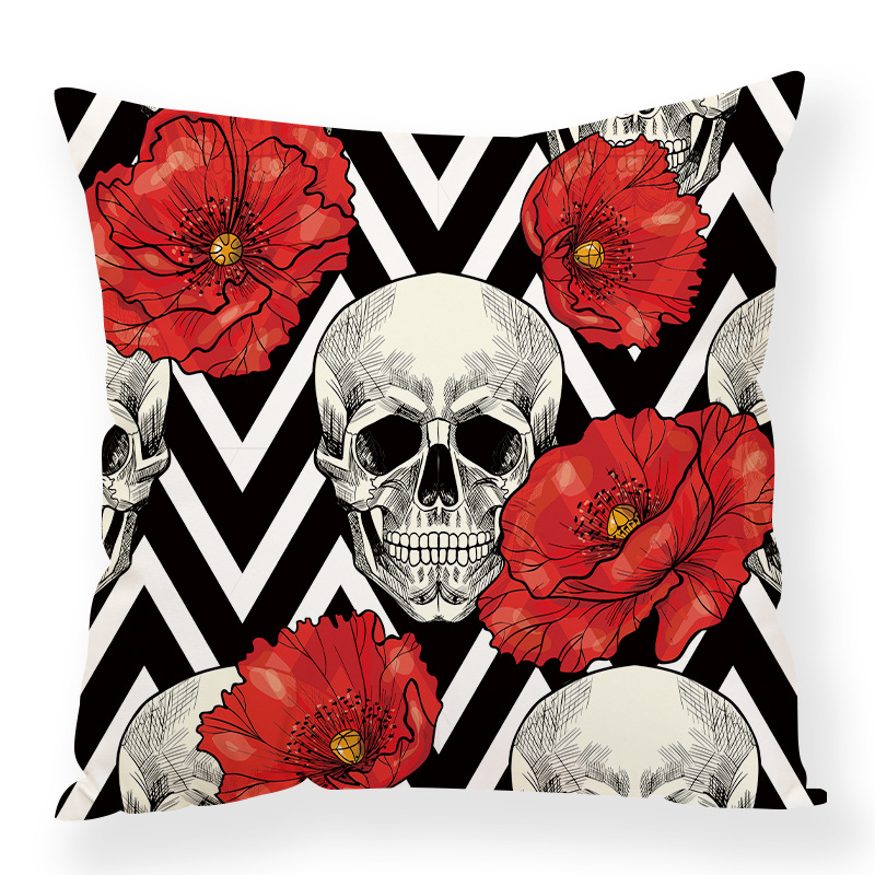 Pillow Skull Design 2