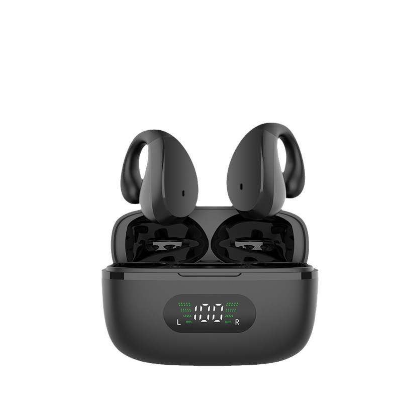 Nuevo modelo privado R12 clip de oreja auriculares Bluetooth ultra-larga resistencia 5,3 Jerry baja potencia reducción de ruido auriculares de conducción ósea