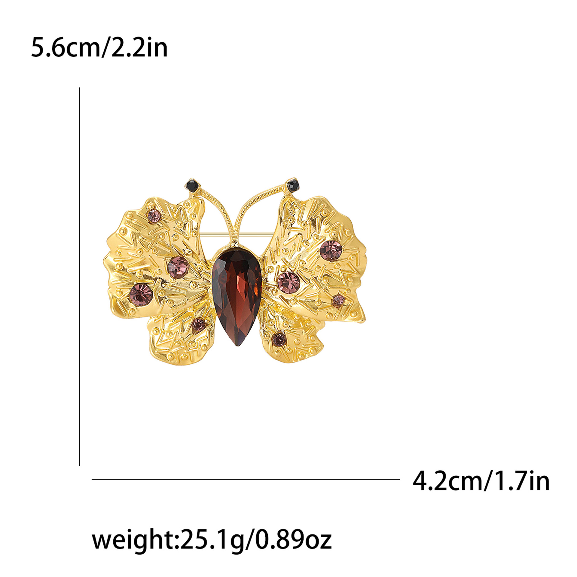Brooches Classification Party, Tea Party Occasion Retro Classic Style Pin Butterfly Alloy Women's Brooches