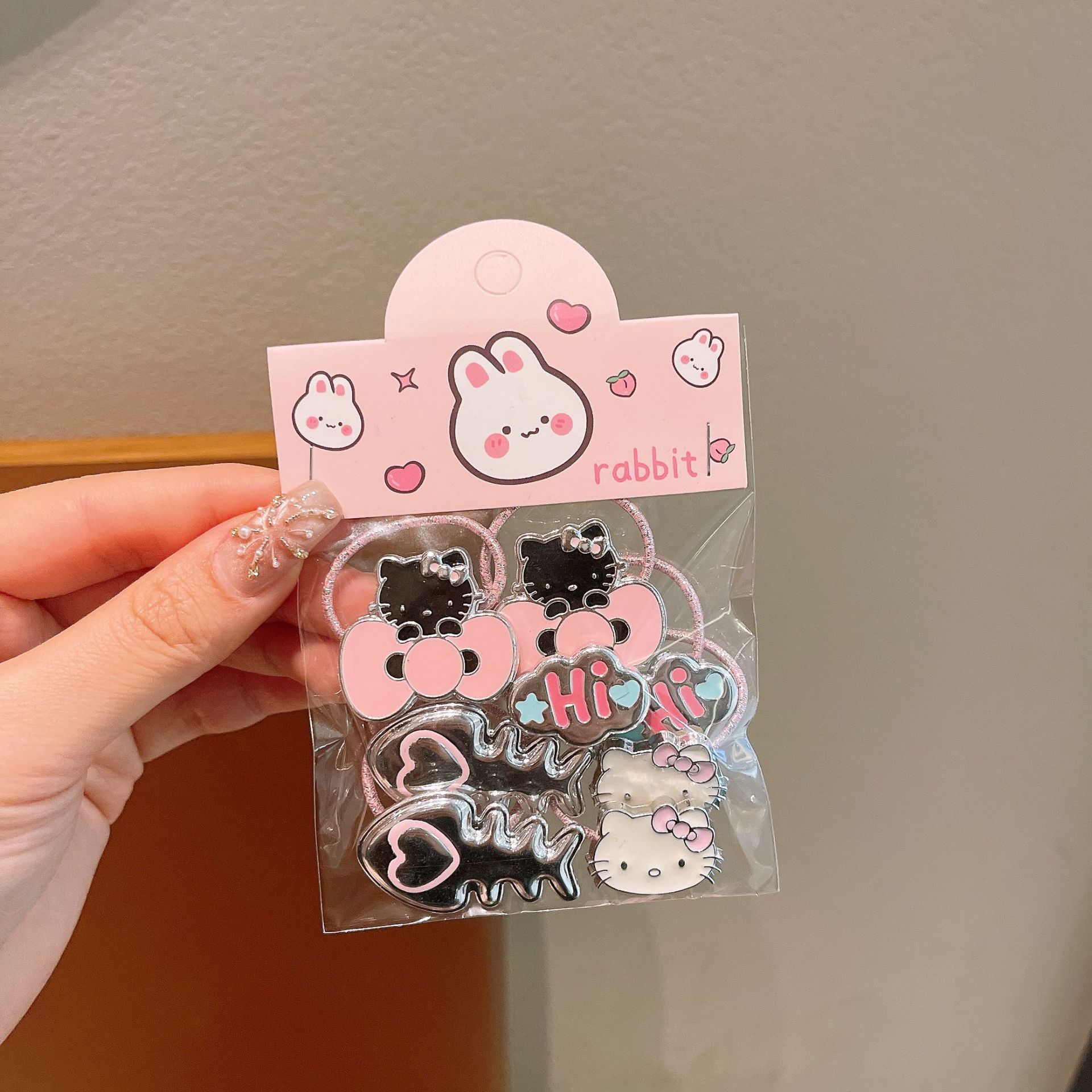 Anillo de cabello para niños no lesiones anillo de cabello pequeño princesa Sanlio correa de goma para niños coreanos de alta calidad cuerda de cabello para niños al por mayor