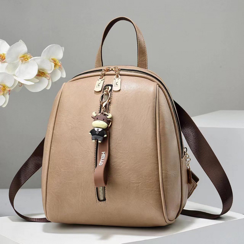 Nueva mujer hombro de cuero suave viaje mochila pequeña mochila de gran capacidad madre mochila bolsas