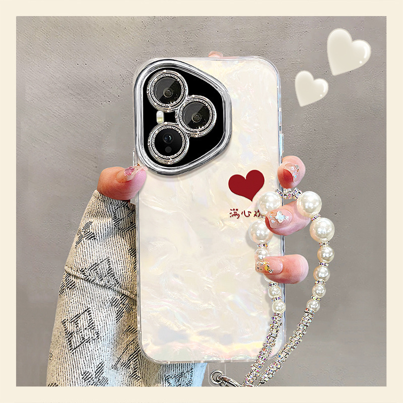 Bracelet with Great Joy and Happiness Attached to It, Suitable for Honor 500Pro Phone Case, Magic8 Simple Style, 400 High Aesthetic Value, 300 New Women's Model Bracelet with Great Joy and Happiness Attached to It, Suitable for Honor 500Pro Phone Case, Magic8 Simple Style, 400 High Aesthetic Value, 300 New Women's Model