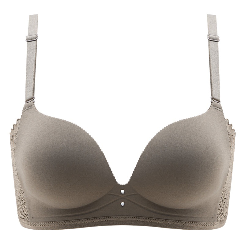 233 ropa interior inalámbrica sin costuras de las mujeres pequeño pecho empujar hacia arriba grande cómodo pecho colección anti-flacidez sujetador de soporte superior nuevo