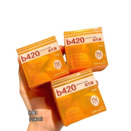 小纤妞B420瘦.腰益生菌复合益生菌粉六大益生菌瘦子菌益生元10/盒|undefined