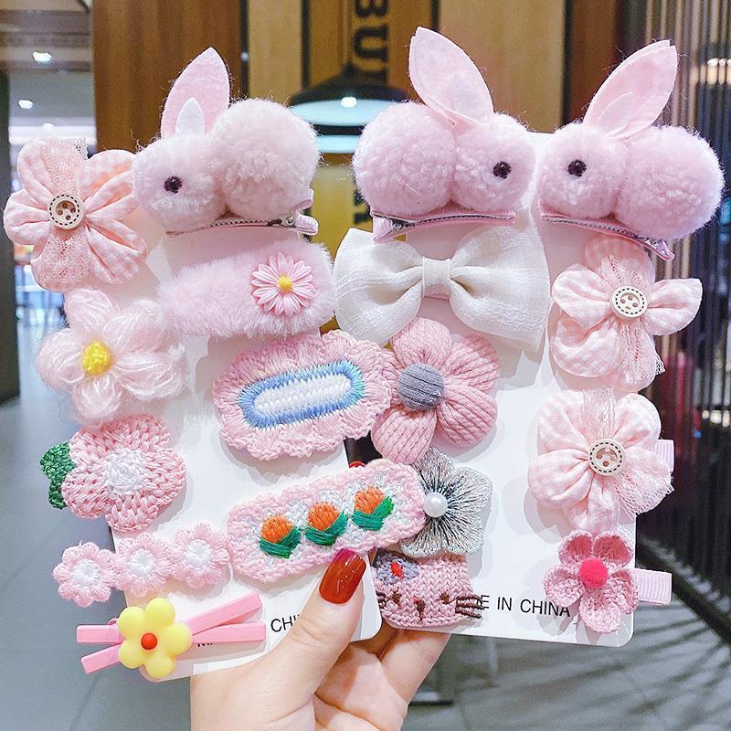 儿童发饰网红发夹女童小兔子发卡小女孩头花夹子宝宝头饰卡通元素|undefined