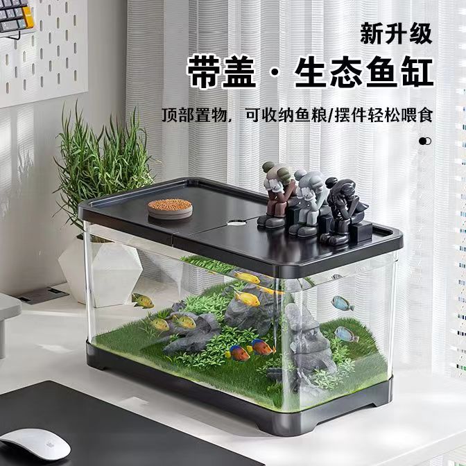 Plastic transparent acrylic glass aquarium