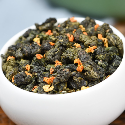  Osmanthus Oolong Tea Tiěguānyīn Aroma Blended Osmanthus Tea High Mountain Tea in Canister, Gift Boxed, 500g