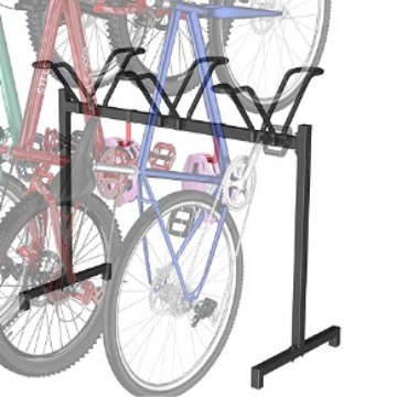 Estacionamiento de bicicletas rack exhibición estante de almacenamiento de bicicletas de carretera bicicleta de montaña