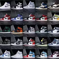 Чистый оригинальный Путянь High Gang AJ1 баскетбольные кроссовки Мокко Чикаго сажа для мужчин и женщин Обсидиан кроссовки пара кроссовки
