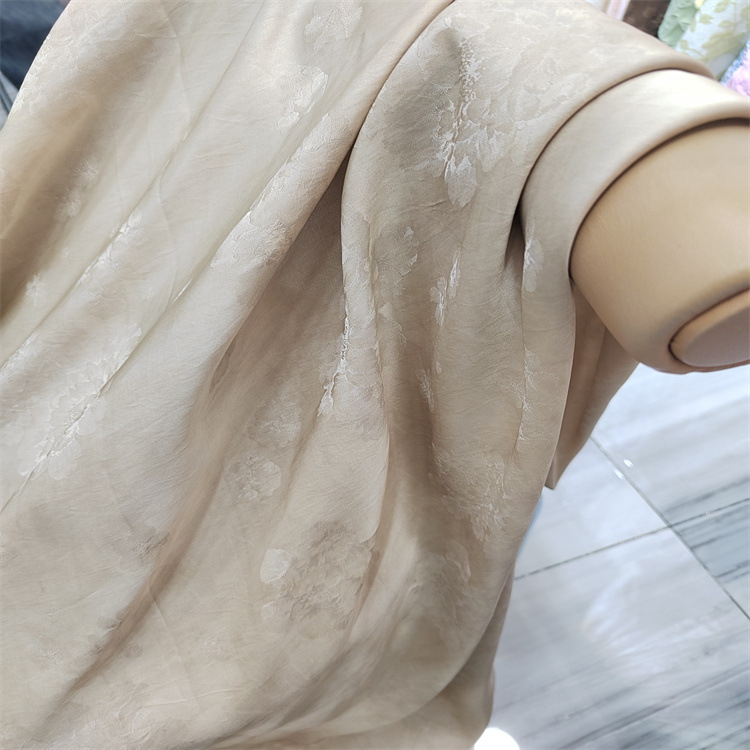 春秋炒色时装面料 连衣裙衬衫旗袍提花布料