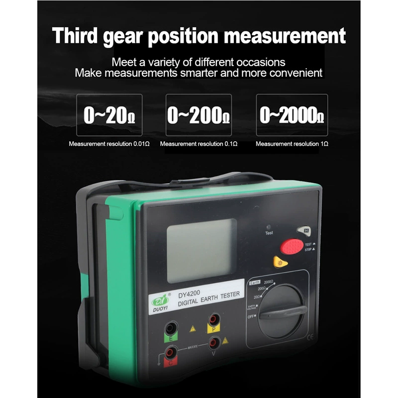Более одного DY4200 резистор заземления цифровой шейкер молниезащиты резистор заземления резистор заземления