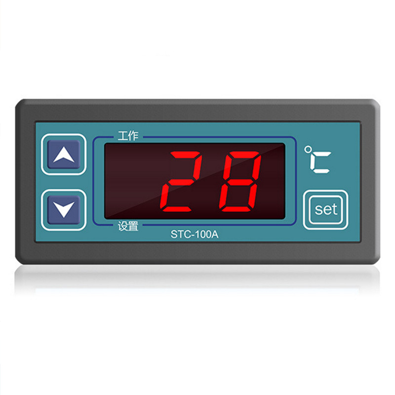 Controlador Digital de Temperatura por Microcomputadora STC-100A, Empotrable, para Congeladores