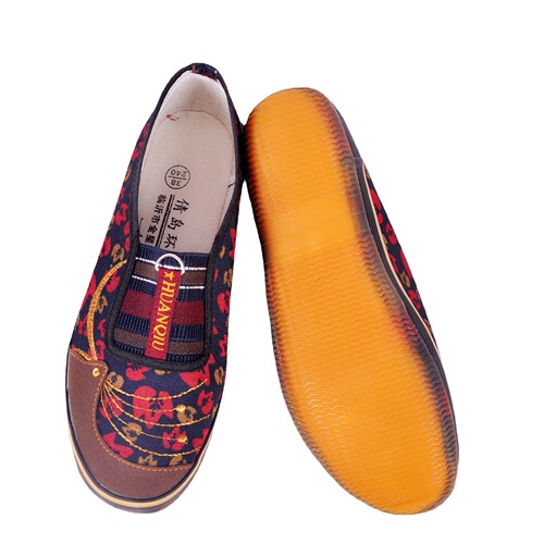 Spring and Autumn new style old Beijing cloth shoes for middle-aged and elderly mothers wear-resistant non-slip tendon sole work shoes for the elderly and women