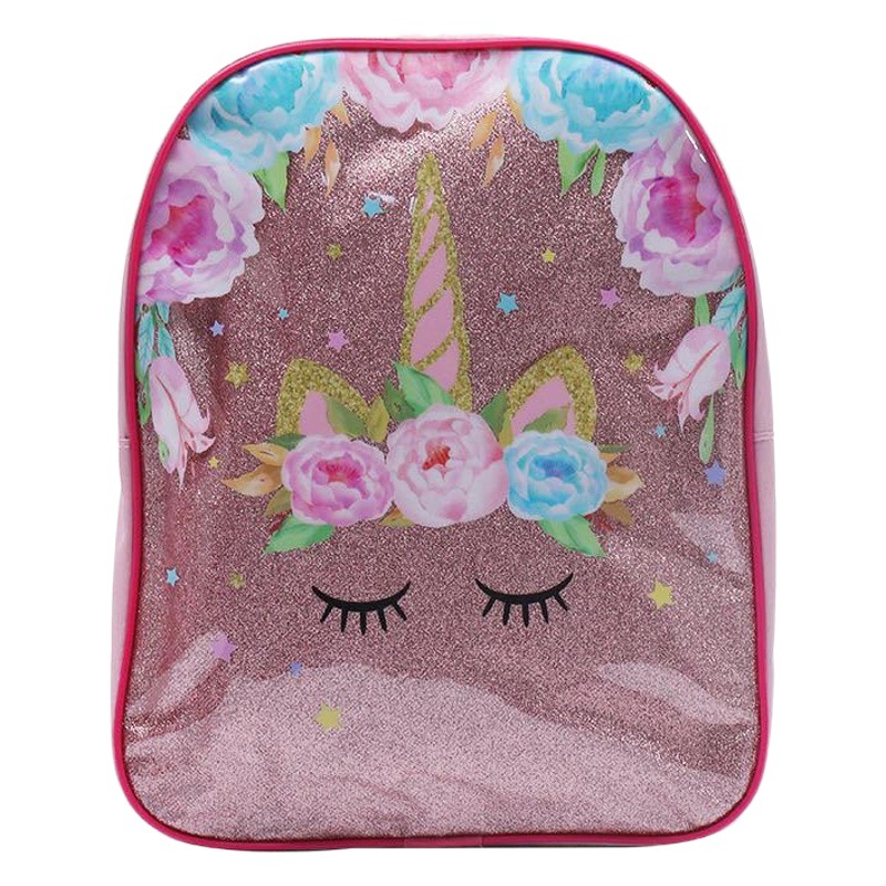 2021アマゾン熱売ユニコーン犬姫lol金粉カバン子供カバン幼稚園スナックバッグ
