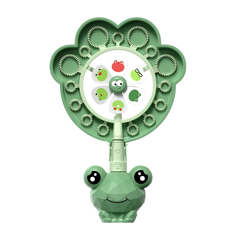 Molino de viento para niños burbuja submarina Stick Internet celebridad portátil automático de sonido y luz burbuja juguete poroso molino de viento máquina de burbujas