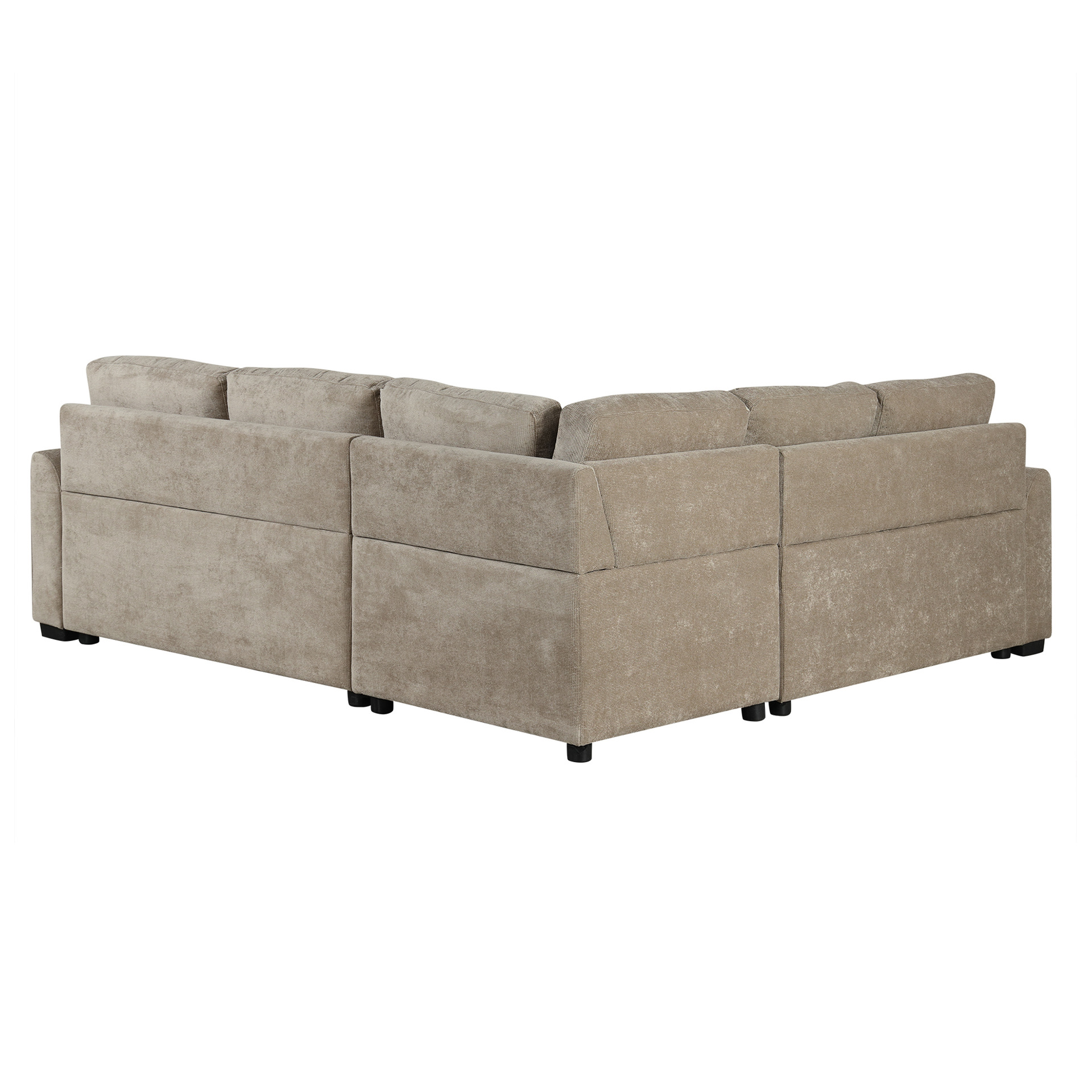 Con esquina de almacenamiento combinación europea moderna comercio exterior norteamericano beige gran sofá cama de sala de estar sofá cama en forma de U Amazon