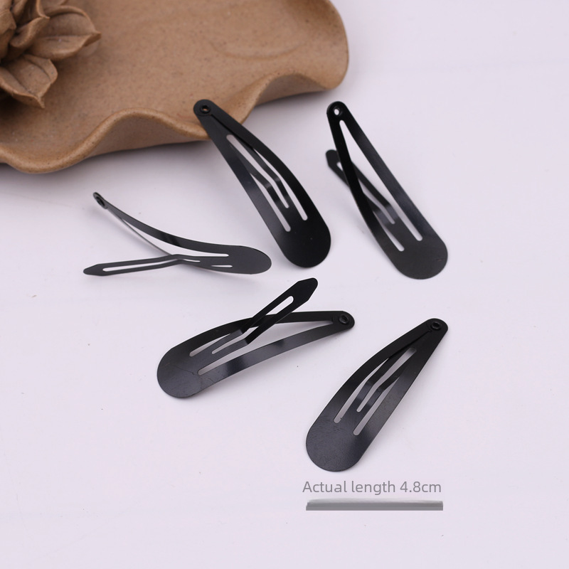 5cm/6/7 drop clip square Oval BB clip hair clip wool hair clip diy hair clip handmade hair accessories material accessories_voghion.com