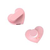 Заводские прямые волосы 2,4 г беспроводного воротника Микрофона в форме сердца Удобное 360 ° вращение короткая видеозапись микрофон