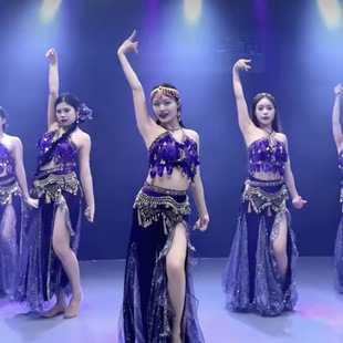 2024 Belly Dance New Performance Clothing Set Indian Belly Dance Practice Clothing Sexy Stage Performance Clothing for Women