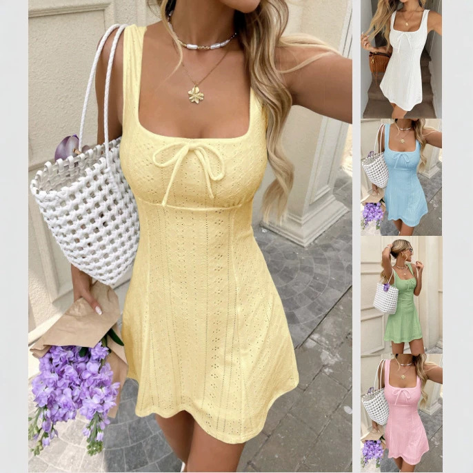 2026 Summer Shein Hot-Selling European and American Foreign Trade Camisole Dress, Fashionable, Elegant, Casual, and Countryside-Style Dress 2026 Summer Shein Hot-Selling European and American Foreign Trade Camisole Dress, Fashionable, Elegant, Casual, and Countryside-Style Dress