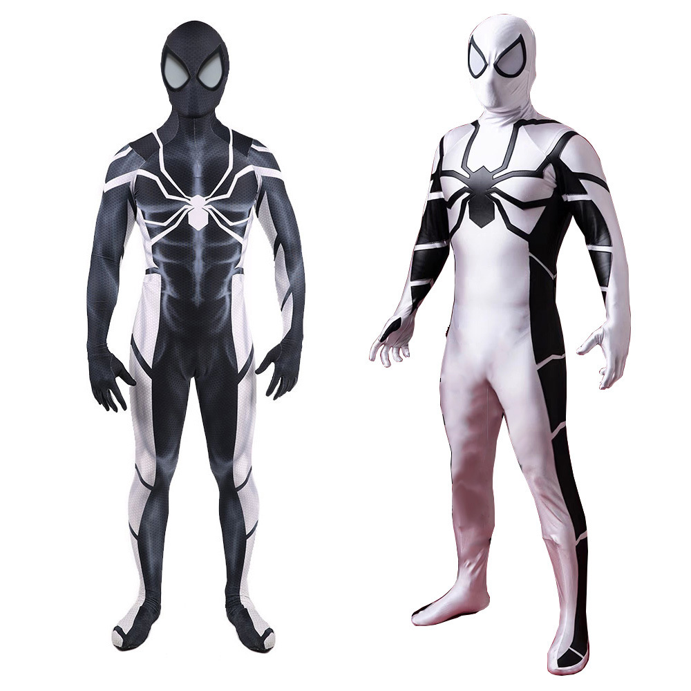 Future Fund Captain America Scarlet Spider quantum battle suit miles little black Spider-man all-inclusive tights