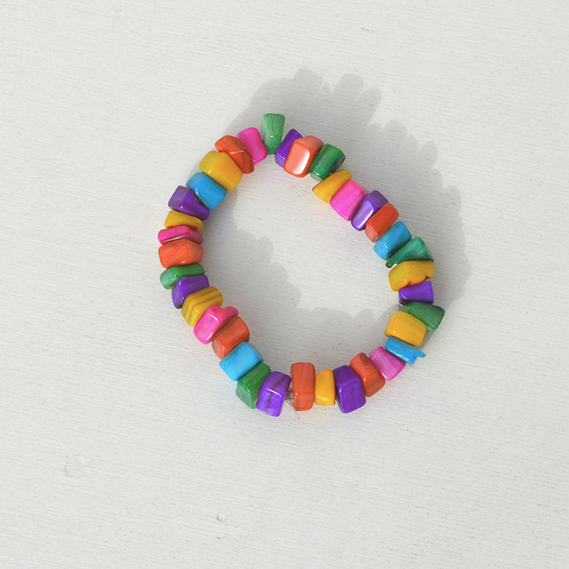 Conchas naturales pulsera caracoles collar diy joyas de chicas hechas a mano puestos de mercado nocturno regalos características pulseras