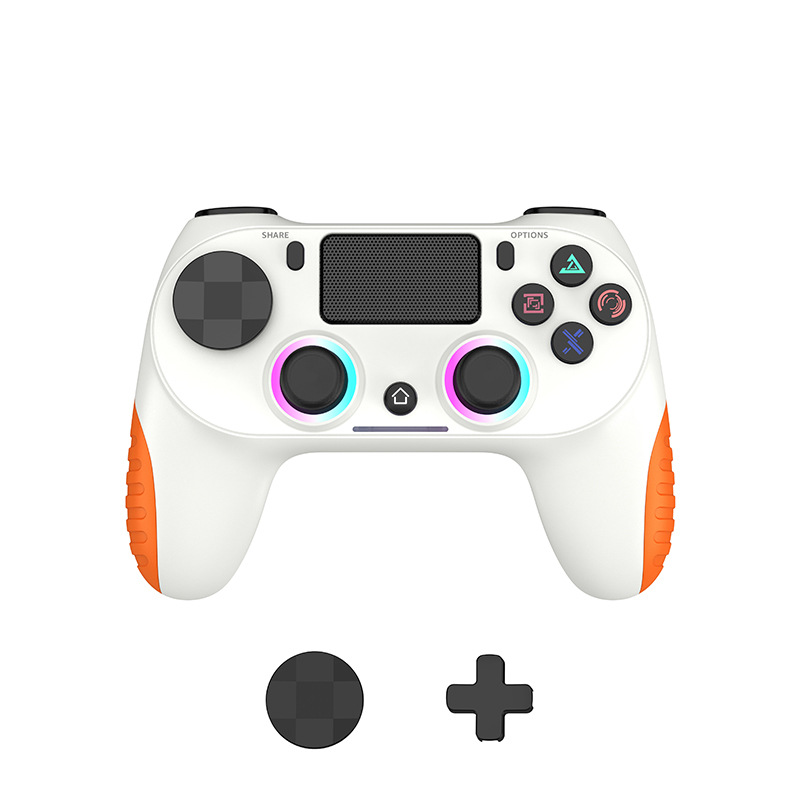 Konsolenspiel der vierten Generation mit einstellbarem RGB-Licht P4 Wireless Bluetooth Controller_voghion.com