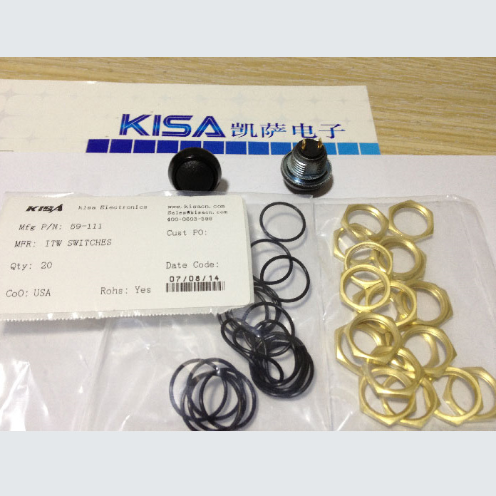 深圳代理销售 ITW 48-7-RC-N-CR-B 按钮开关