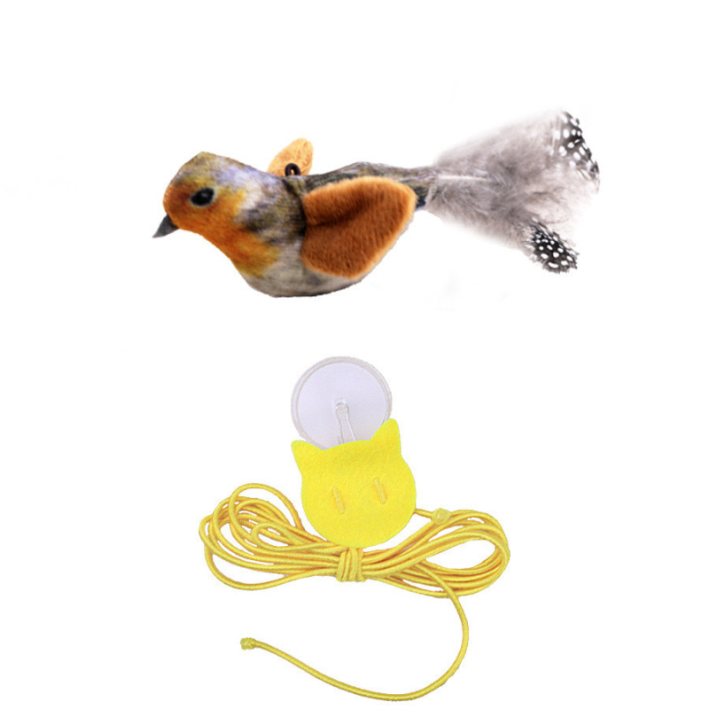 猫のおもちゃのシミュレーション小鳥の発声ペットのおもちゃは猫の棒の神器の子供の猫のおもちゃの猫のおもちゃを笑わせます。|undefined