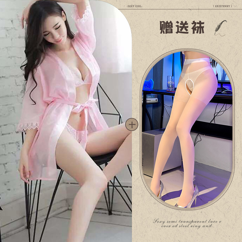 핑크색 재킷 + 속옷 + 흰색 가랑이 없는 양말