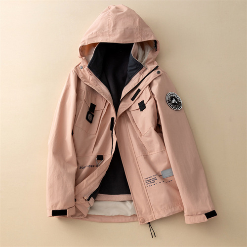 Outdoor Three-in-One Down Windbreaker Jacket Women's Autumn/Winter Coat Men's Tibetan Mountaineering Travel Outfit Two-Piece Set Windproof Clothing