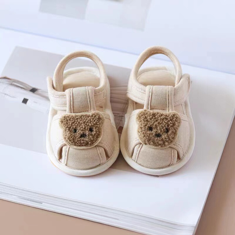 Baby Sandals for Boys, Soft-Soled Toddler Shoes, Summer Style, Baby Girl's Baotou Cloth Shoes, Non-Slip Soles, Breathable 1 Year Old 171