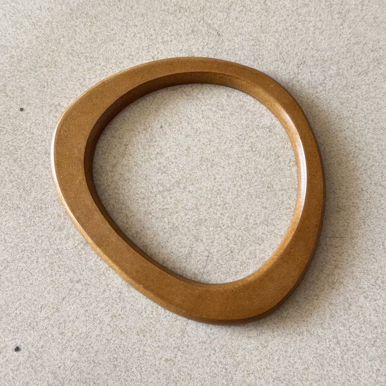Asa de Madera para Bolsos en Forma de D Resistente al Agua y Ultraligera