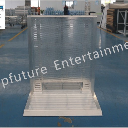 过线槽铝合金防暴栏 可折叠防爆栏 观众围栏 演唱会隔栏