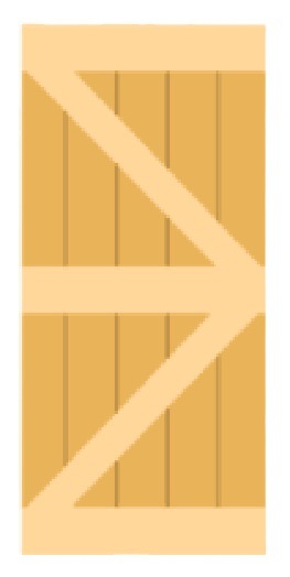 오른쪽 화살표 42*84inch 프레임리스 도어