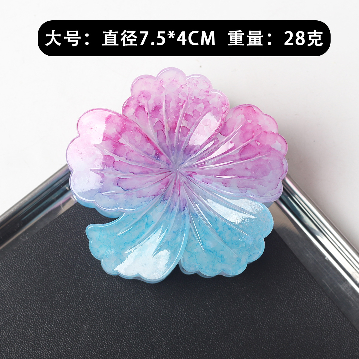 Venta caliente transfronteriza moda Mori pequeña fresca y dulce color caramelo flor enrollable pinza pinza para el cabello con sentido avanzado accesorios para el cabello