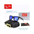 Polarized bright black frame blue film