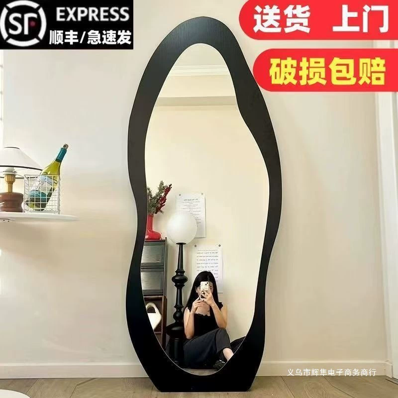 Простая современная вертикальная зеркальная тумба для гостиной, специальной формы, в полный рост, деревянная гардеробная, для спальни и других помещений.