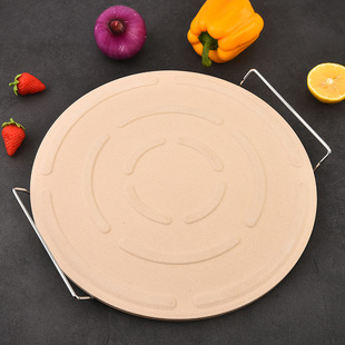Manufacturer Wholesale Round Pizza Pan Cooking Stone Pizza Board Oven Pizza Baking Pan Outdoor Barbecue Board Baking Tools