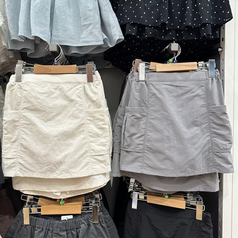 U's Anti-Exposure Mini Skirt Cool Girl Summer Girl Girl Workwear Casual Shorts Culottes 478594