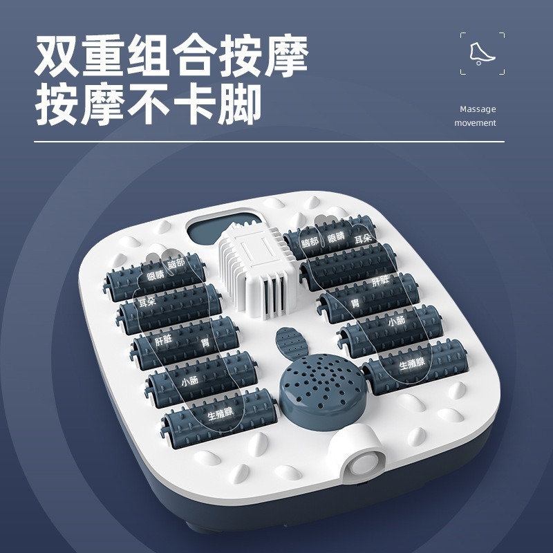 国境を越えた全自動電気加熱恒温家庭用洗面器足治療マッサージ器足深桶くん蒸足浴槽|undefined