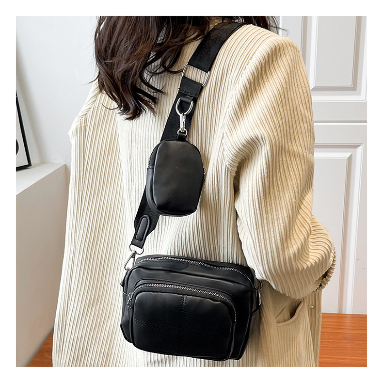 Nowa, mała, popularna torba listonoszka Baigou Box Nylon na jedno ramię dla kobiet_voghion.com