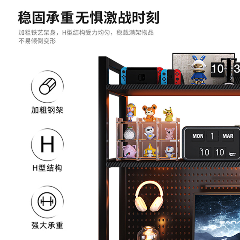 Estantes de escritorio, escritorios de oficina, estanterías multicapa, escritorios de hierro forjado, escritorios de computadora para estudiantes, escritorios de computadora, estanterías