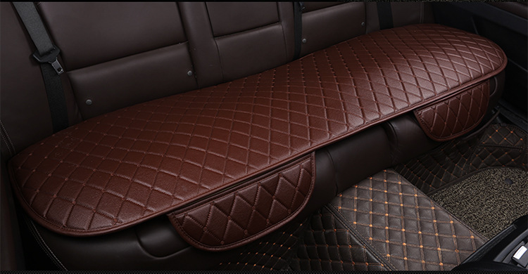 El Comercio exterior caliente-Venta de cuero cojín de asiento de coche cuatro estaciones de cuero cubierta de asiento de coche cubierta de asiento de una sola pieza entrega de una sola pieza image 18