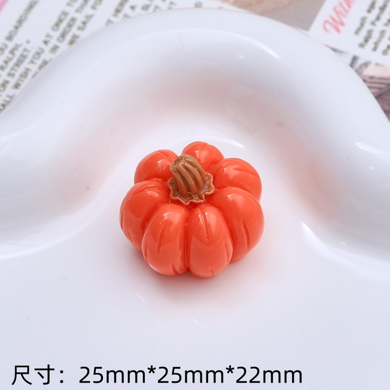 3 차원 시뮬레이션 과일-깊은 오렌지 호박