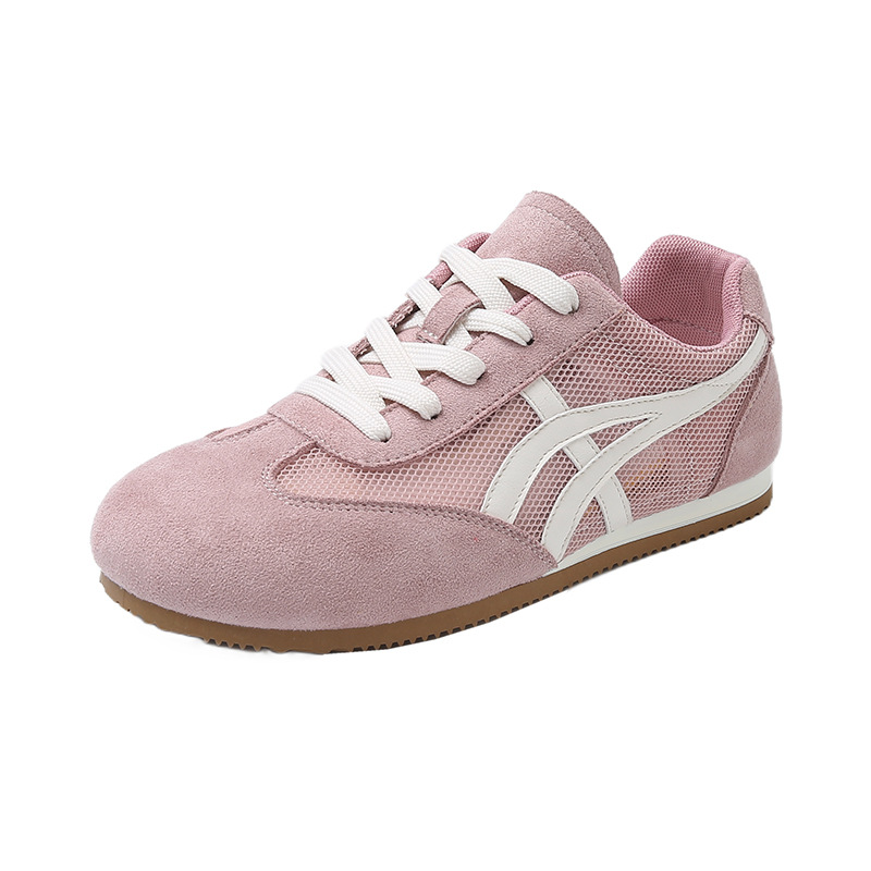 2026 verano nuevo estilo de moda zapatos blancos de mujer coreana inswind de zapatos de entrenamiento deportivos casuales versátiles zapatos de skate calle